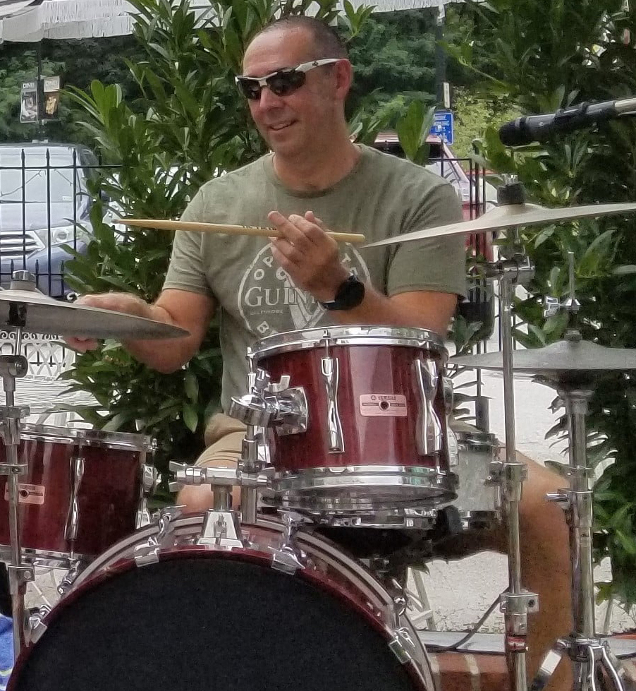Mark Lucas on drums